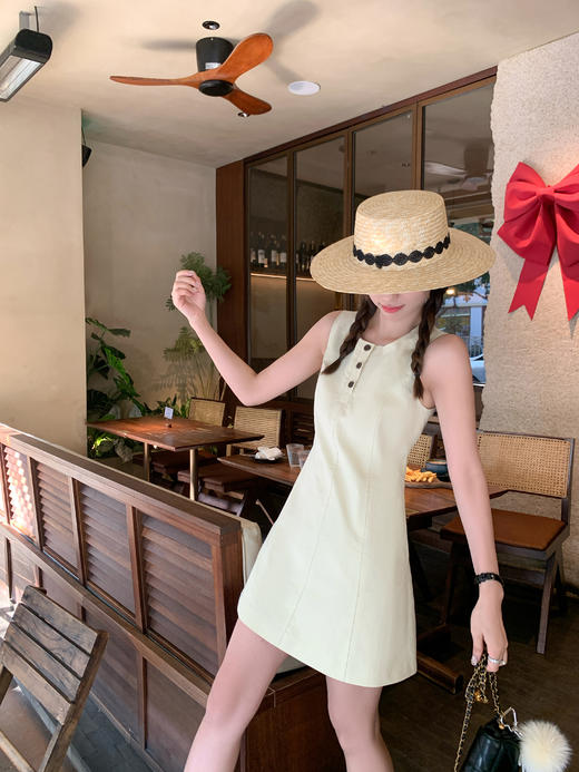 <曾小咸推荐>4.12现货秒杀 ！微信超特价！无袖背心连衣裙 日常169.99 立减80 秒杀89.99！！ 商品图12