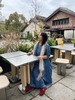 【群内福利】【纯棉V领连衣裙】上好棉料，柔软舒适、亲肤不易静电 干爽透气、不易缩水 纯棉面料立体剪裁抽皱 商品缩略图14