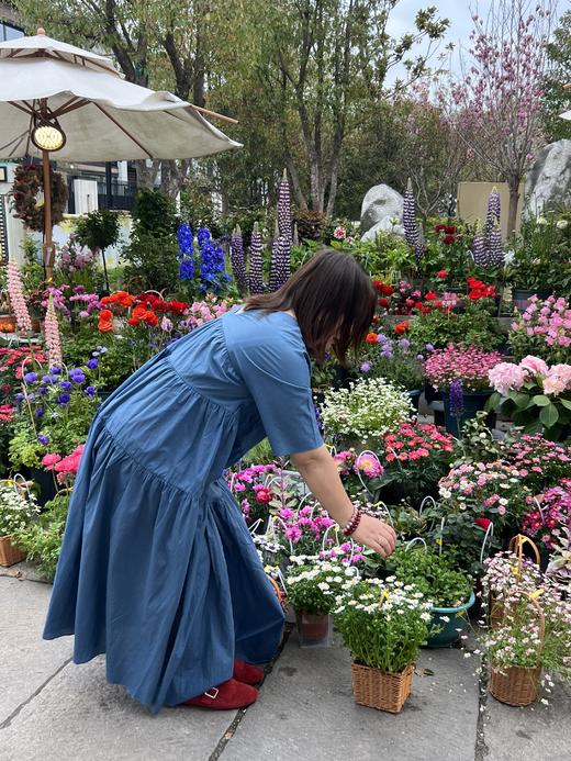 【群内福利】【纯棉V领连衣裙】上好棉料，柔软舒适、亲肤不易静电 干爽透气、不易缩水 纯棉面料立体剪裁抽皱 商品图10