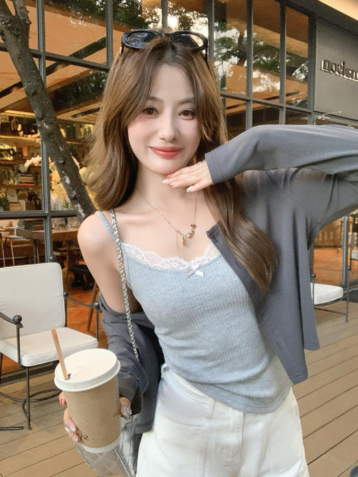 <曾小咸推荐>4.13现货秒杀 ！微信超特价！蕾丝边吊带背心 日常99.99 立减60 秒杀39.99！！韩系针织开衫 日常129.99 立减80 秒杀49.99！！ 商品图12