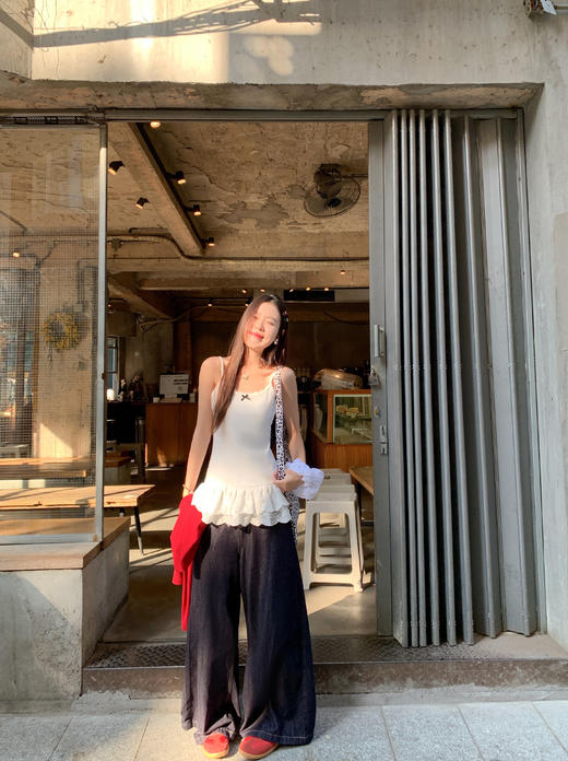 <曾小咸推荐>4.12现货秒杀 ！微信超特价！ 蕾丝花边吊带背心 日常99.99 立减50 秒杀49.99！！ 商品图4