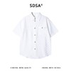SDSA男装2026新款高贵轻奢简约显瘦竖纹提花短袖衬衫百搭时尚上衣 商品缩略图0