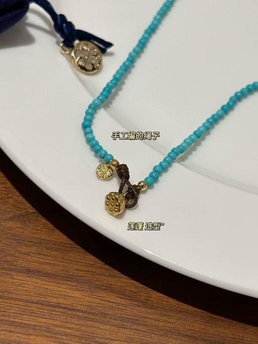 纯元 toryburc*h 天然绿松石项链来咯！！  商品图10
