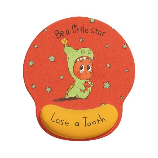 星星人护腕鼠标垫卡通周边女生电脑键盘手托办公室家用电竞滑鼠垫 商品图4