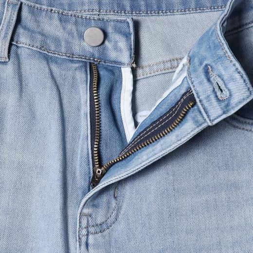 SDSA男装2026新款高贵轻奢极简风宽松阔腿直筒牛仔裤百搭时尚裤子 商品图1