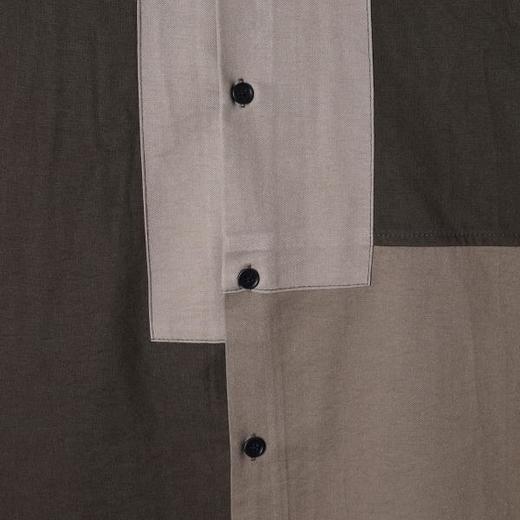 SDSA男装2026新款高贵轻奢美式复古拼接短袖衬衫百搭舒适时尚上衣 商品图3