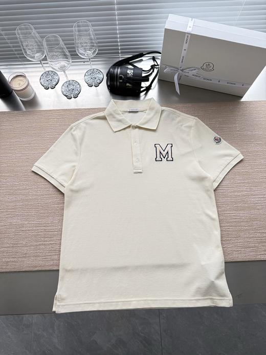 蒙口 26ss刺绣字母标识贴饰短袖POLO衫 商品图7