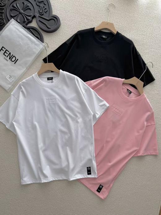 【ss1】经典刺绣情侣休闲夏日圆领短袖T恤！！ 商品图0