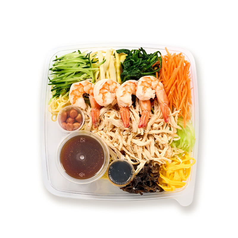 MM 山姆 椒麻熟虾鸡丝凉面 1X1PC