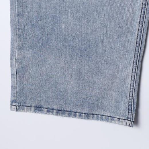 SDSA男装2026新款高贵轻奢百搭款磨白设计直筒牛仔裤百搭时尚上衣 商品图3