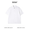 SDSA男装2026新款高贵轻奢半拉链翻领短袖Polo衫宽松休闲上衣 商品缩略图0
