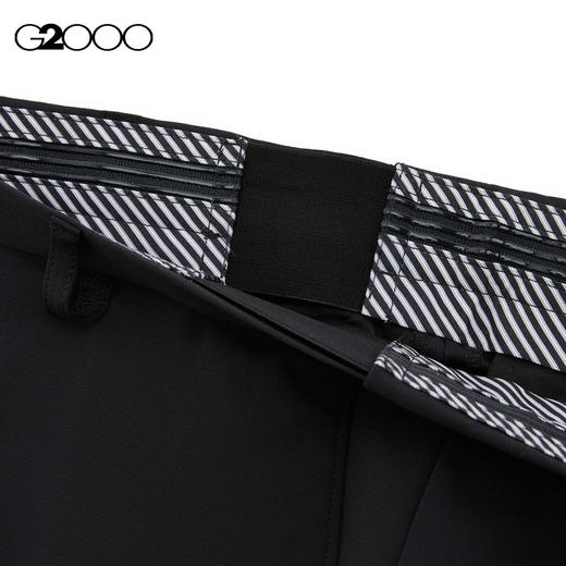 G2000男装SS26商场新款【凉感/多面弹/含桑蚕丝】商务通勤弹性腰头西裤61153135 商品图4