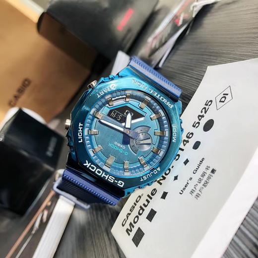 卡西欧 G-SHOCK系列 霓虹系列炫彩镭射玻璃手表 商品图6