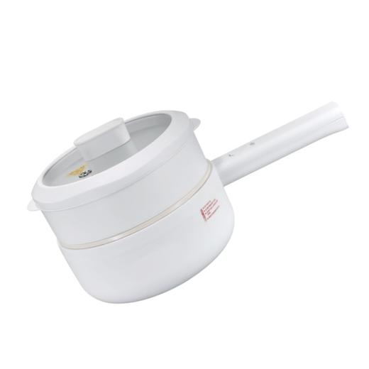 奥戈那 电煮锅小型2-3人用多功能锅一体炒煮煎蒸不粘锅多用迷你家用小电锅学生宿舍用煮面泡面2档调节、带蒸笼HF-7J20A 商品图1