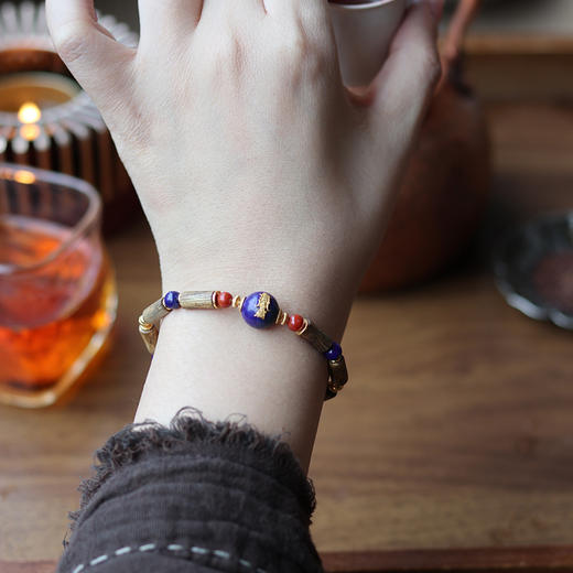 热卖！安神静气！寻山隐 海南奇楠沉香手串/无事牌 多款可选 商品图1