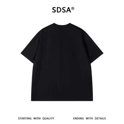 SDSA男装2026新款轻奢美式潮牌蜘蛛印花圆领T恤刺绣字母设计百搭 商品图4