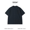 SDSA男装2026新款高贵轻奢百搭款拼接小众设计圆领短袖T恤宽松潮 商品缩略图1