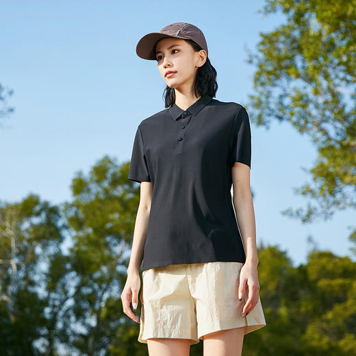 罗蒙 男女同款 无痕冰丝POLO衫 简约舒适 翻领设计 17色可选 商品图1