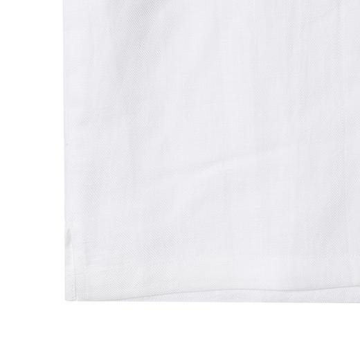 SDSA男装2026新款高贵轻奢宽松简约纯色小V翻领短袖T恤百搭时尚 商品图4