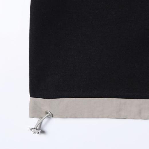 SDSA男装2026新款轻奢潮牌下摆拼接设计半拉链翻领短袖T恤百搭 商品图4