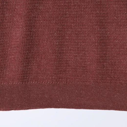 SDSA男装2026新款高贵轻奢复古肌理感针织翻领短袖T恤百搭休闲 商品图3