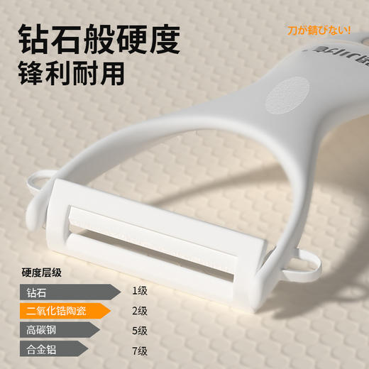 日本关川作不锈钢厨房剪刀家用多功能料理刀锋利剪刀陶瓷削皮器虾线刀花艺剪刀 商品图9