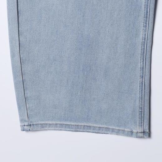 SDSA男装2026新款高贵轻奢极简风宽松阔腿直筒牛仔裤百搭时尚裤子 商品图3