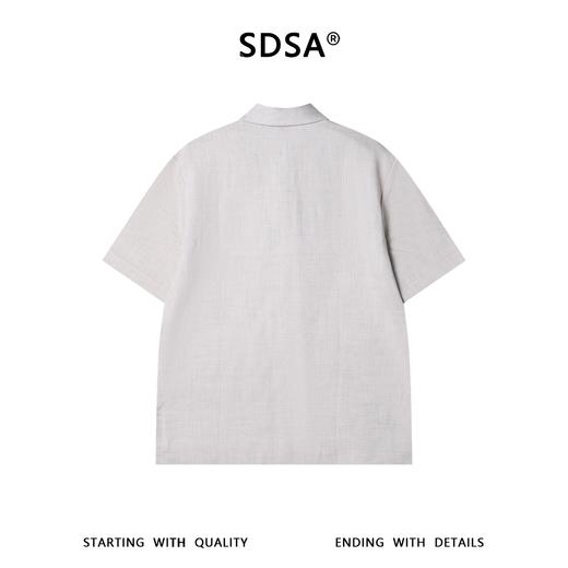 SDSA男装2026新款高贵轻奢半拉链翻领短袖Polo衫宽松休闲上衣 商品图4