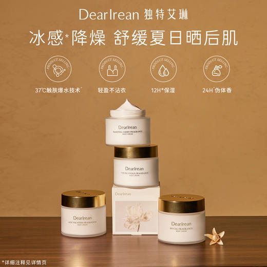 独特艾琳香氛身体冷霜  (玻璃瓶款)180g 商品图0