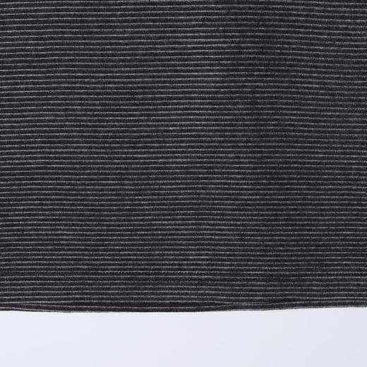 SDSA男装2026新款高贵轻奢简约条纹撞色领口短袖T恤百搭休闲上衣 商品图3