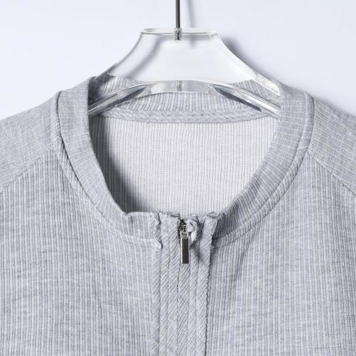 SDSA男装2026新款高贵轻奢设计感简约半拉链立领短袖T恤百搭休闲 商品图2