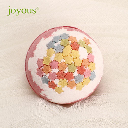 【滋润养肤！冲洗方便】joyous花海之心香味沐浴泡澡球气泡弹 沐浴泡泡.xb 商品图3