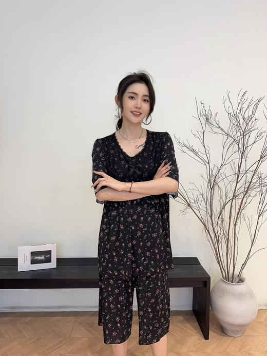 春夏新品爆款高弹舒适柔软实用家居套装 旅游居家必备速干 好收纳 商品图5