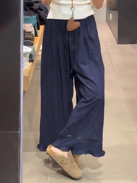 <曾小咸推荐>4.12新品上新 韩系花边镂空九分裤 日常149！！ 活动价109！！【预售款，预计3-15天发货】 商品图4