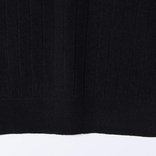 SDSA男装2026新款高贵轻奢老钱风简约半拉链翻领短袖T恤百搭休闲 商品图3