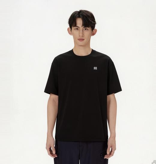 K隆 刺绣+背面印花休闲轻量速干圆领短袖T恤 Z-15933 商品图2