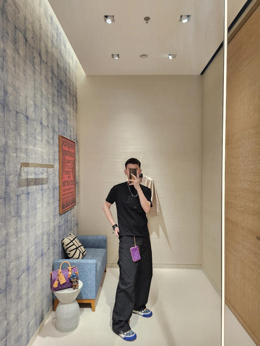 驴家 26ss刺绣字母标识短袖T恤 商品图3