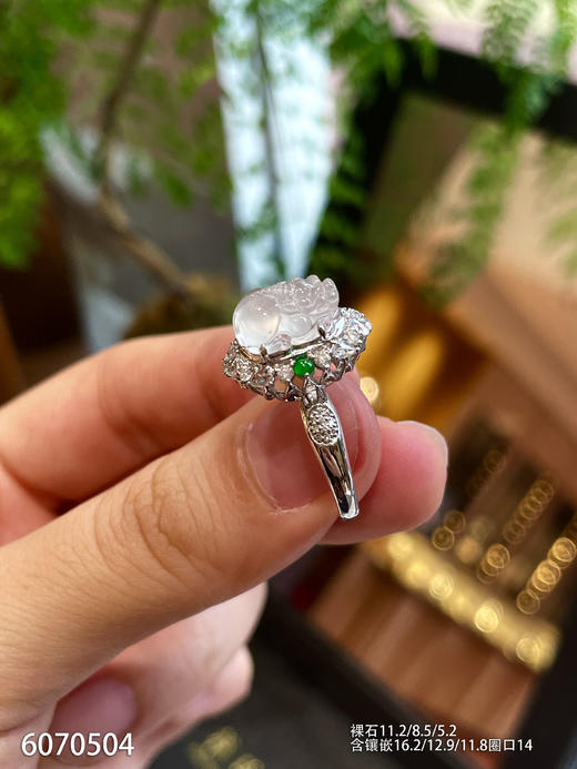 6070504，貔貅戒指。具体价格微信咨询 商品图1