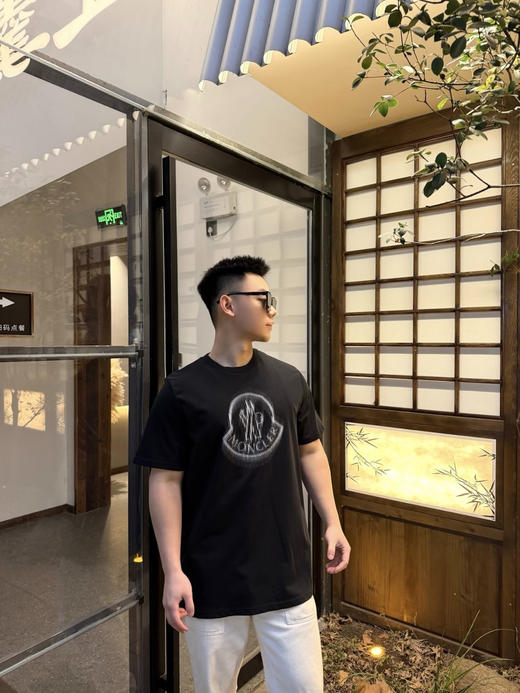 蒙口 26ss字母标识logo印花T恤 商品图4