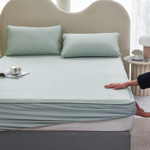 多喜爱 凉豆豆笠围三件套-天悦【凉感面料】【A类标准】【有效抑菌】【全方位包裹】【可水洗机洗】【可折叠】【凉感值0.19】【立体凉豆豆】【三明治复底】 商品图9