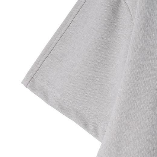 SDSA男装2026新款轻奢半拉链立领撞色边短袖T恤宽松挺括休闲上衣 商品图2