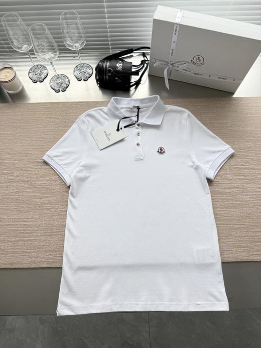 蒙口26ss标识贴饰短袖POLO衫 商品图3