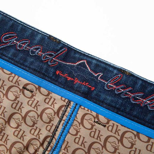 德鲨休闲牛仔短裤男夏季新款直筒宽松舒适五分裤子男中裤 商品图3