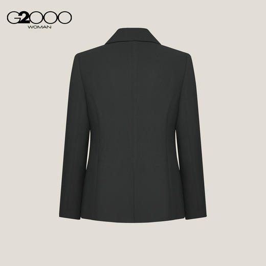 G2000女装SS26商场新款【多面弹/防紫外线/可机洗】印花内里通勤西装外套61211070 商品图1