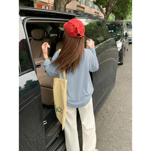 <曾小咸推荐>4.14现货秒杀 ！微信超特价！韩系小狗印花长袖t恤 日常129.99 立减70 秒杀59.99！！ 商品图4