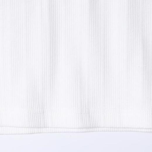 SDSA男装2026新款高贵轻奢慵懒风竖纹半纽扣圆领短袖T恤百搭休闲 商品图3