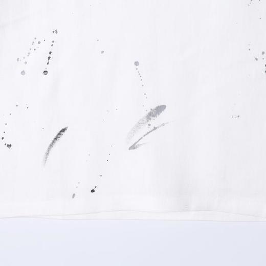 SDSA男装2026新款高贵轻奢潮牌撞色泼墨印花圆领短袖T恤百搭宽松 商品图3