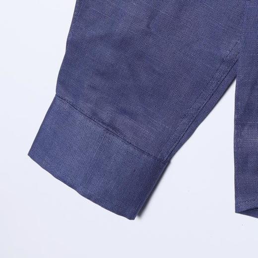 SDSA男装2026新款高贵轻奢日系少年感纯色立领长袖衬衫百搭时尚 商品图2