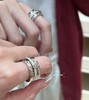 凹造型必备    老渠道   三合一戒指   香nn经典系列 铜镀金施华洛世奇水钻 商品缩略图0