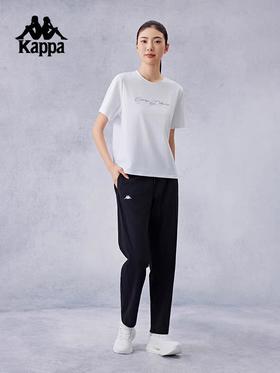 XXMKappa卡帕背靠背夏季凉感短袖女运动t恤跑步上衣休闲半袖女士